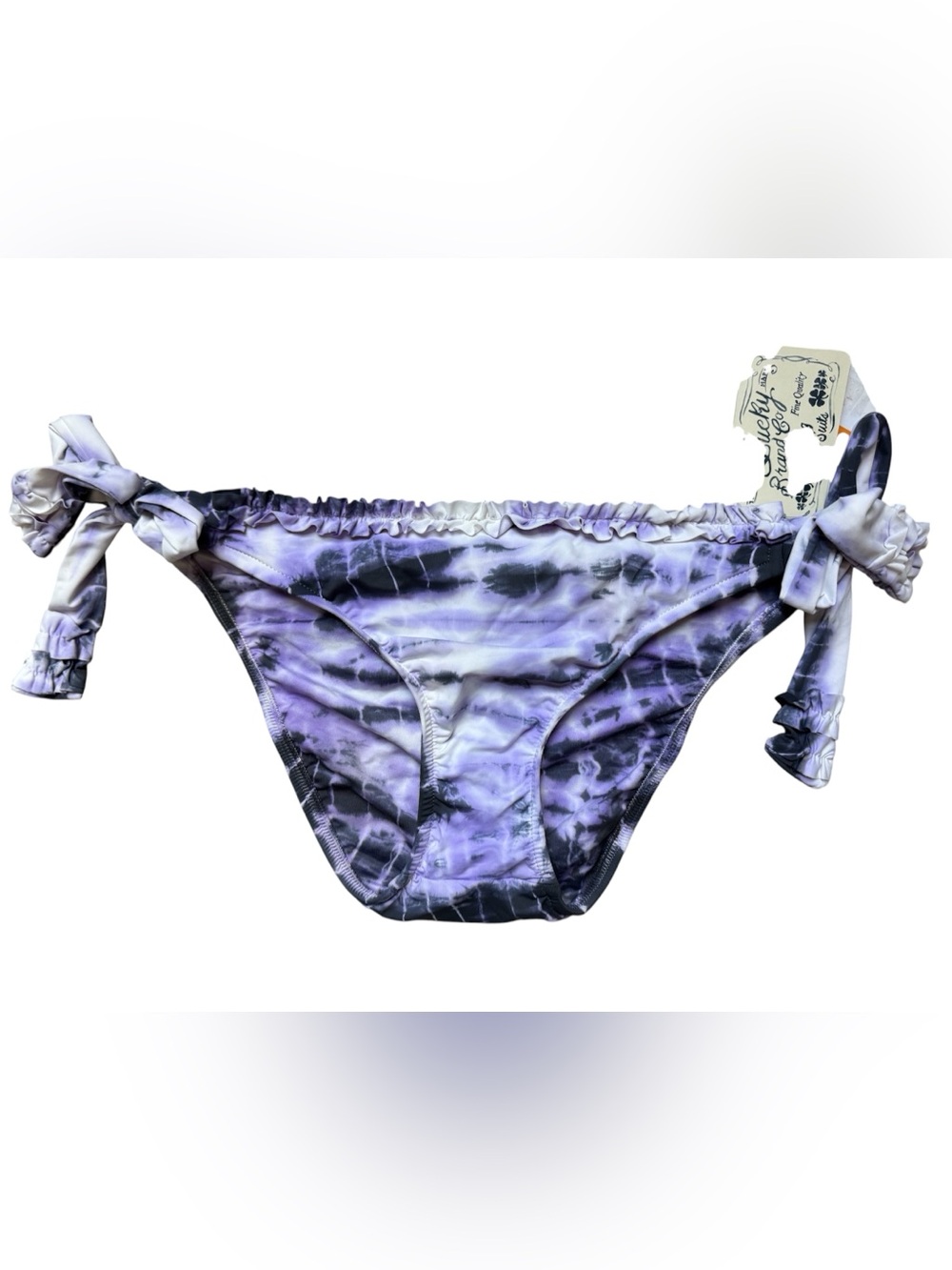 Lucky Brand Purple Tie-Dye Bikini Bottoms